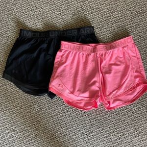 Women’s Under Armour shorts (2 pair)